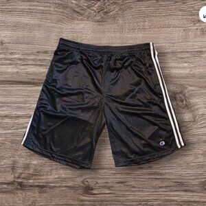 Champion Big & Tall Men Shorts Size 2XL Black Lightweight Athletic Elastic Waist